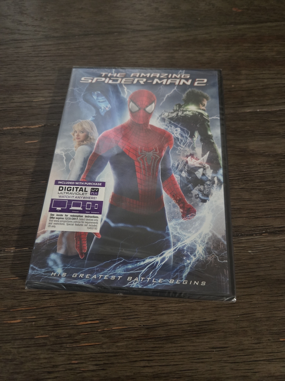 Brand New Sealed The Amazing Spider-Man 2 (DVD, 2014) Factory Sealed